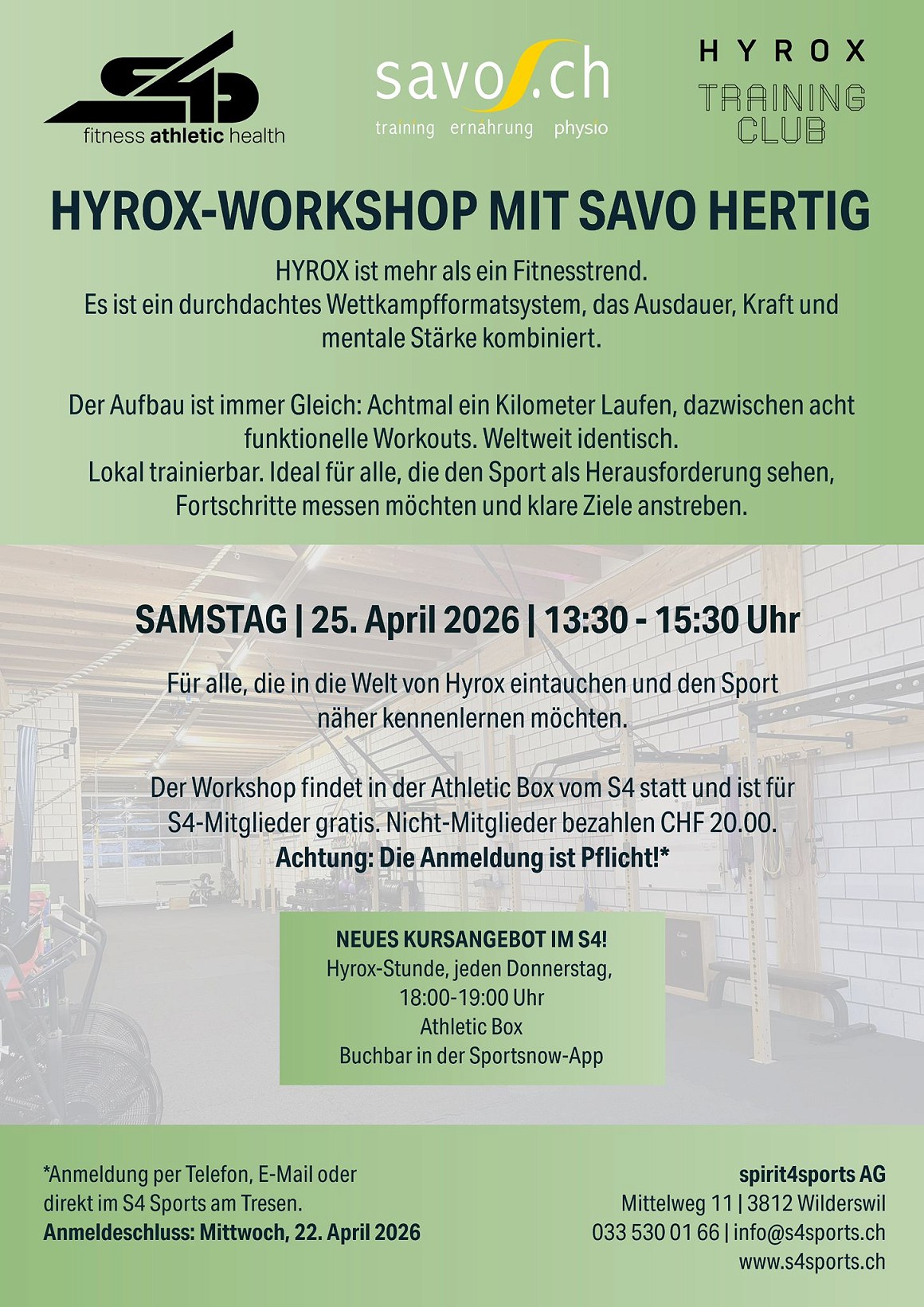 Hyrox Workshop Hyrox Workshop